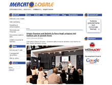 Tablet Screenshot of mercatoglobale.com